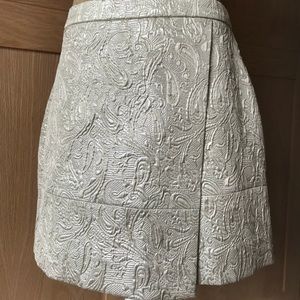 J. Crew metallic skirt NWT